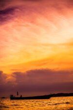 sunset, sunrise, sunlight, outdoor, dawn, dusk, freedom, cloud, evening, horizon, sunshine, coast, colorful, scene, yellow, orange, environment, nature, dramatic, day, tranquil, cumulus, cloudscape, atmosphere, twlight, ambience, idyllic, orange sunset, orange sunrise, orange clouds, orange sunshine, orange color